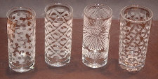 picture of 4 highball glasses